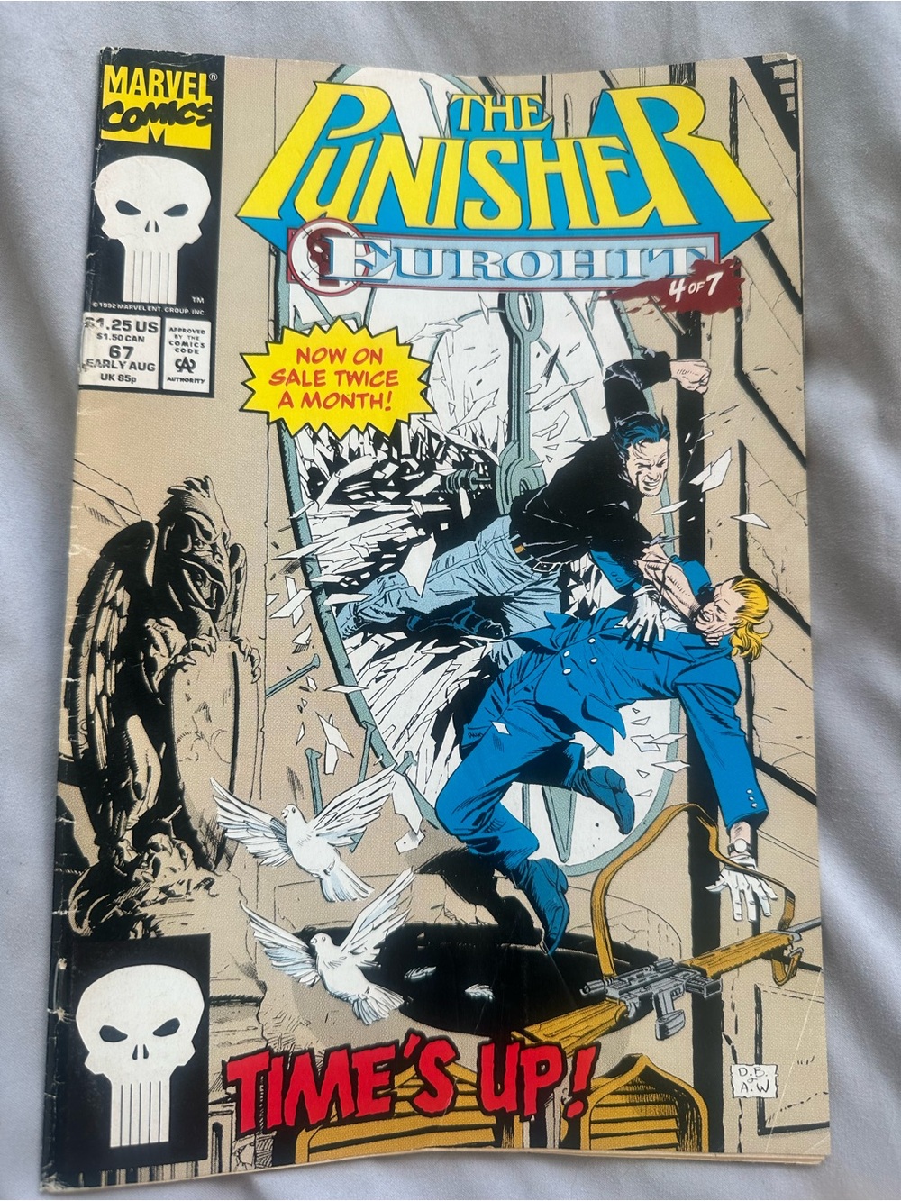 The Punisher Eurohit #67 Comic Book 1992
